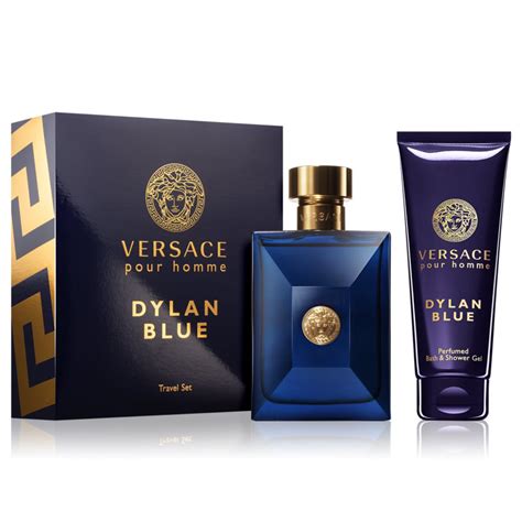 versace dylan blue 2 piece set|Versace Dylan Blue men set.